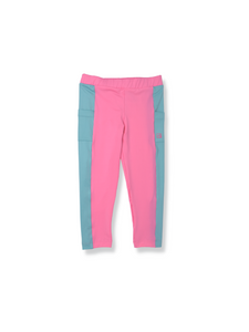Lila Legging - Pink + Turquoise (13/14,16)