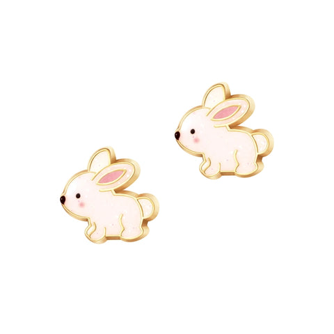 Glitter Rabbit Cutie Studs