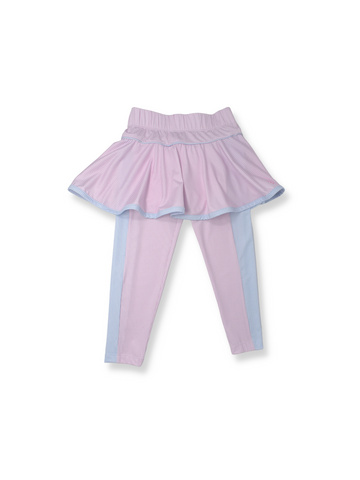 Mallory Legging with Skirt - Pink + Blue Minigingham (11/12,16)